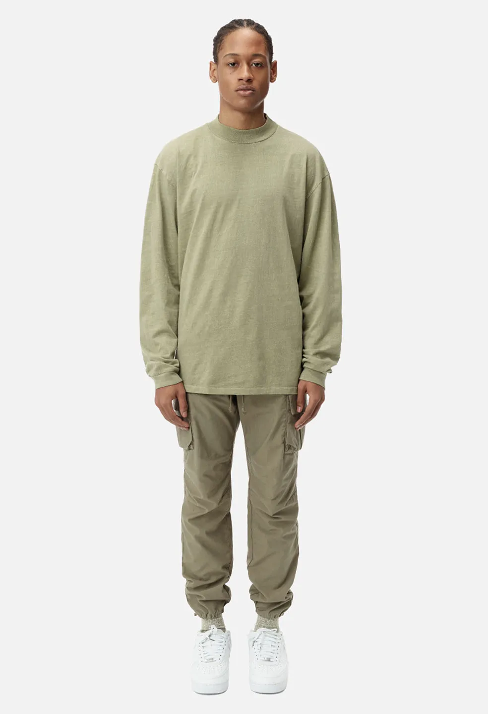 900 LS Mock Tee / Sage