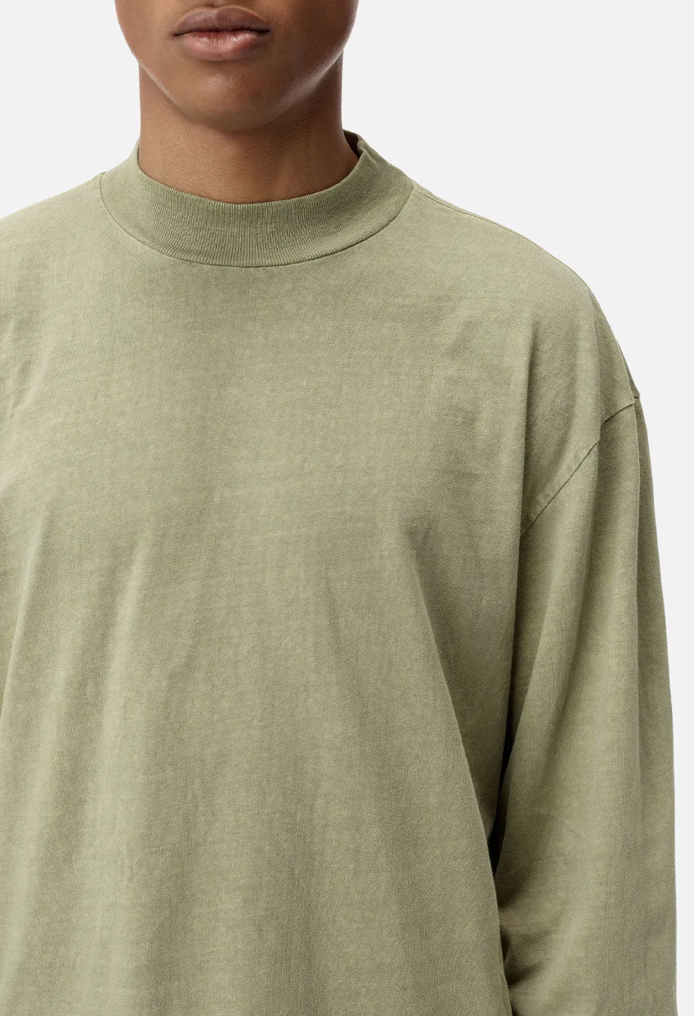 900 LS Mock Tee / Sage
