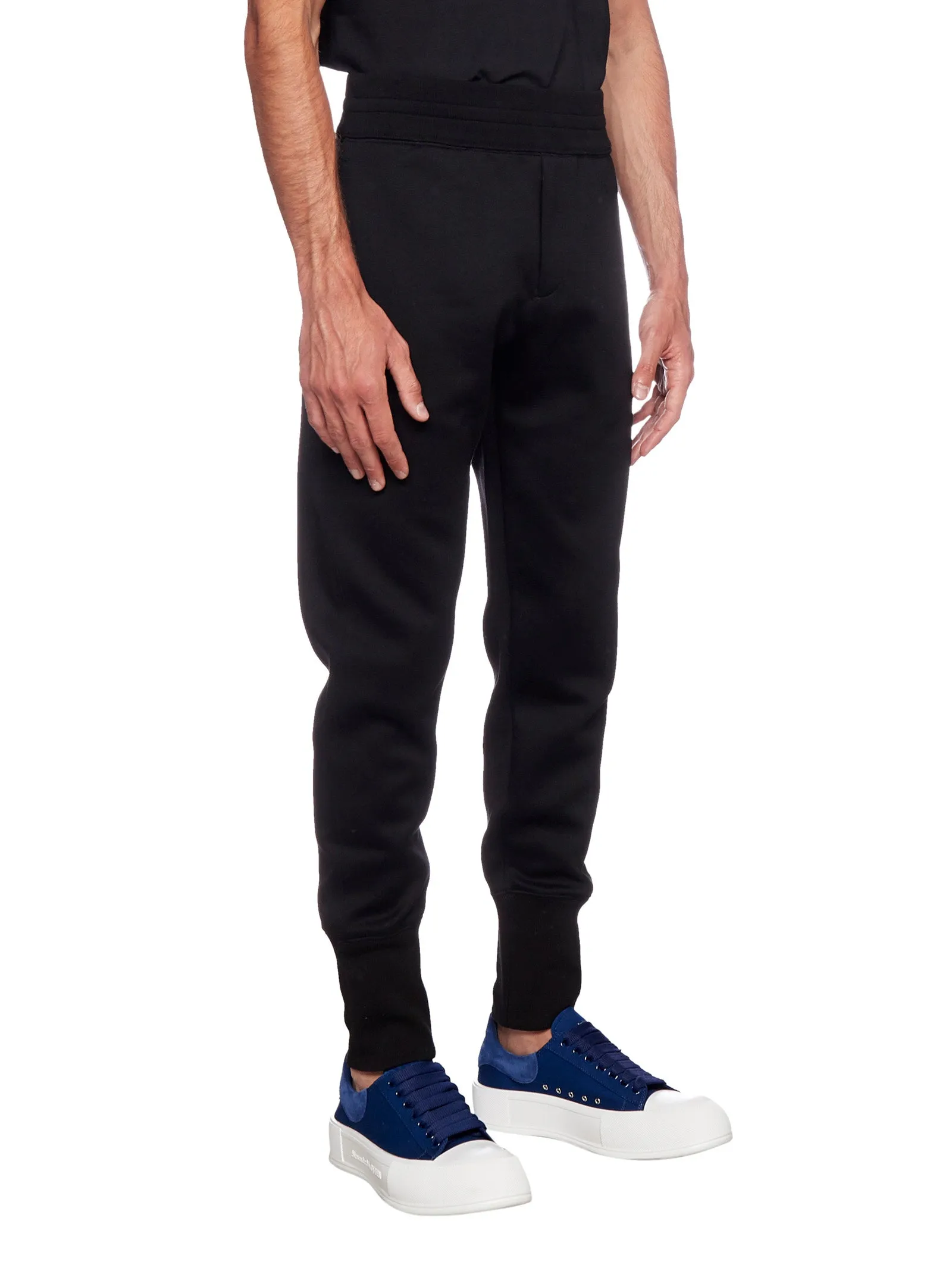 Alexander McQueen Graffiti Logo Patch Jogging Pants