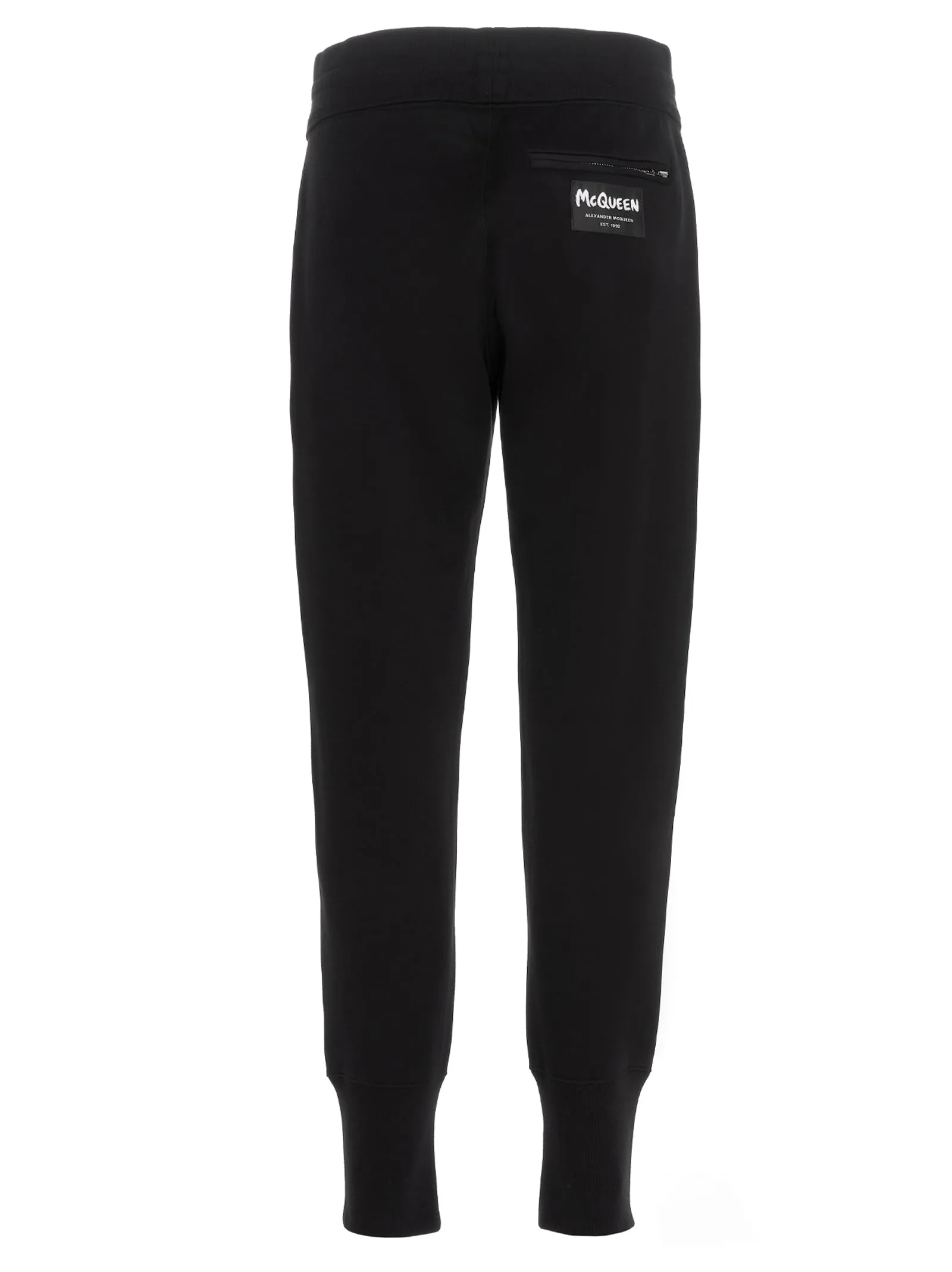Alexander McQueen Graffiti Logo Patch Jogging Pants