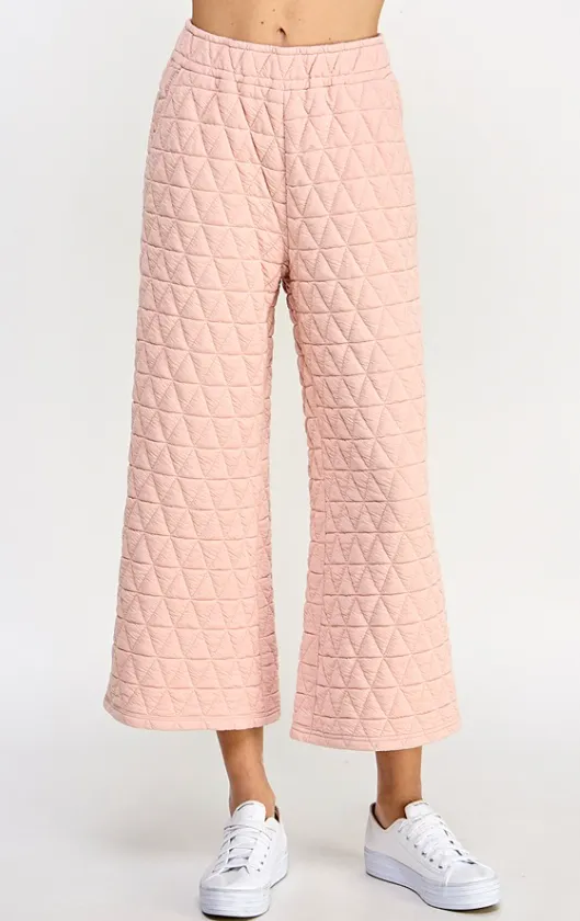Anna Quilted Crop Pants