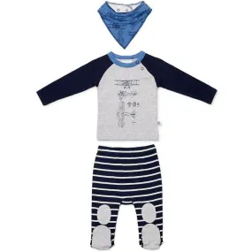 Blueprint Long Sleeve Top, Legging and Pants Set