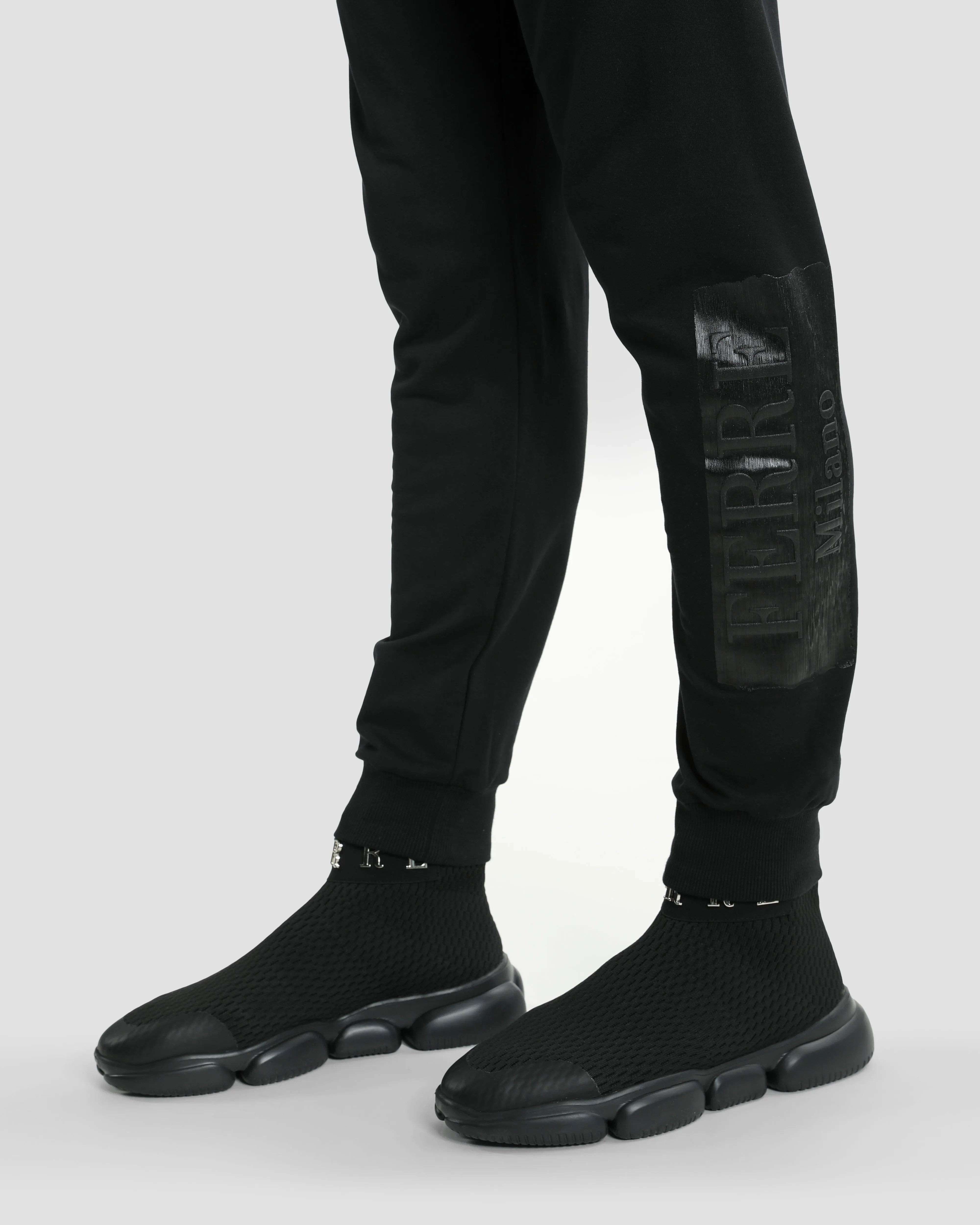 Brand Embossed Side Track Pants
