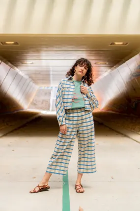 Button Pants ¾ - Checkmate