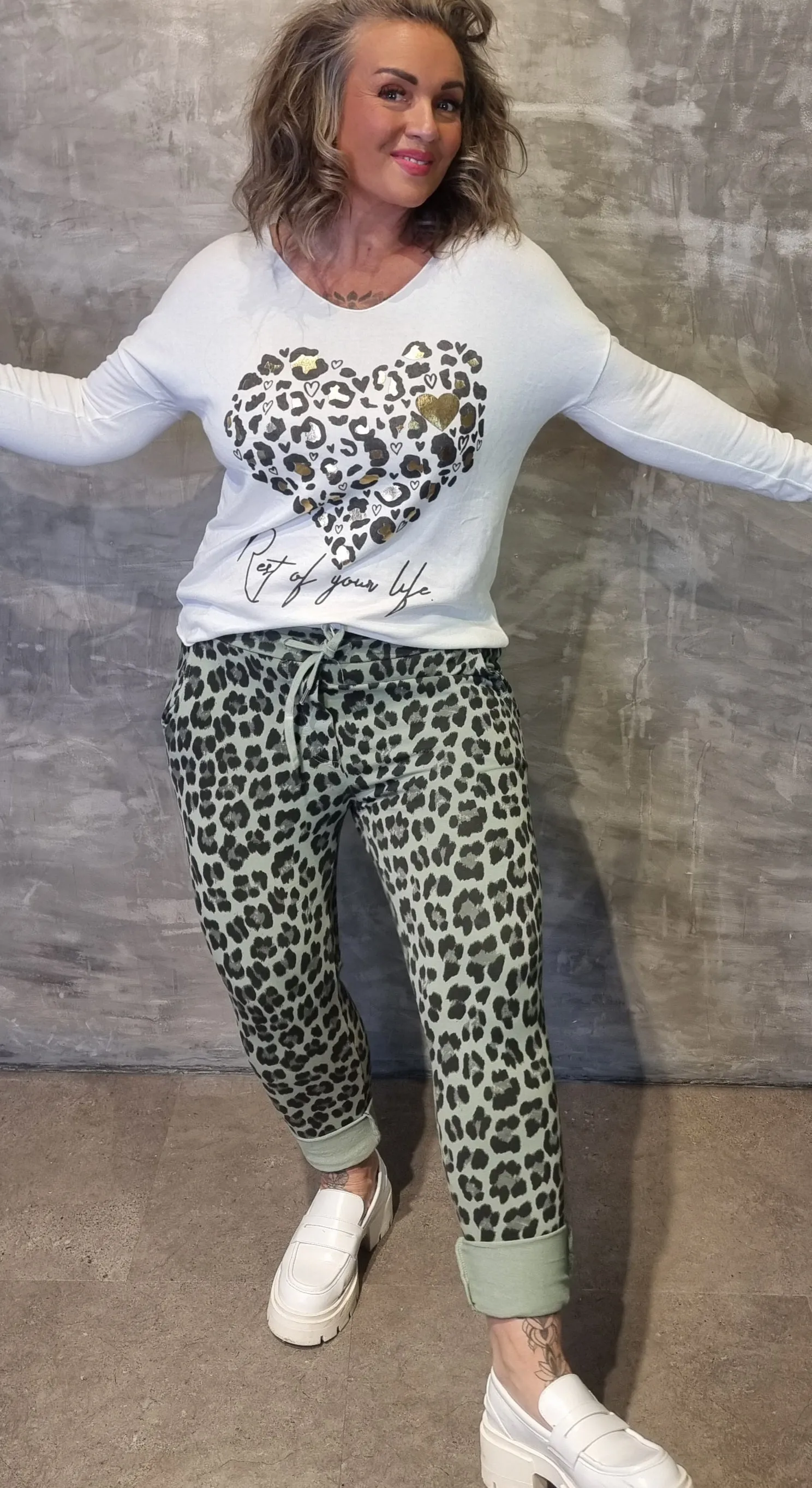 Cassie Leo Pant Kaki