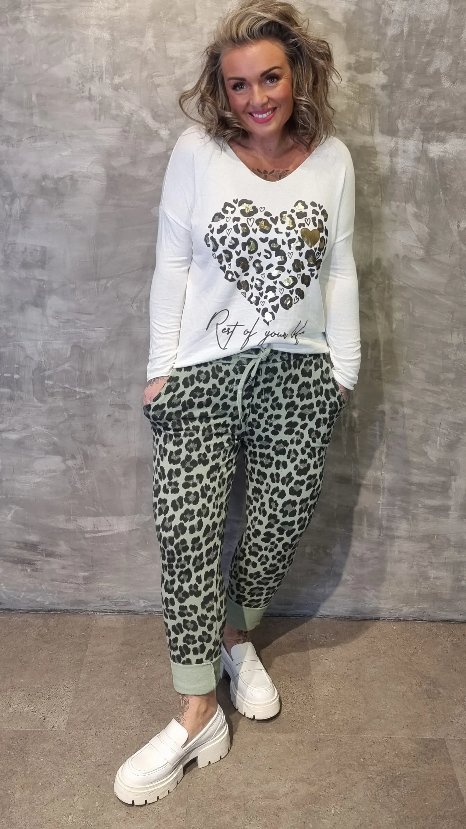 Cassie Leo Pant Kaki