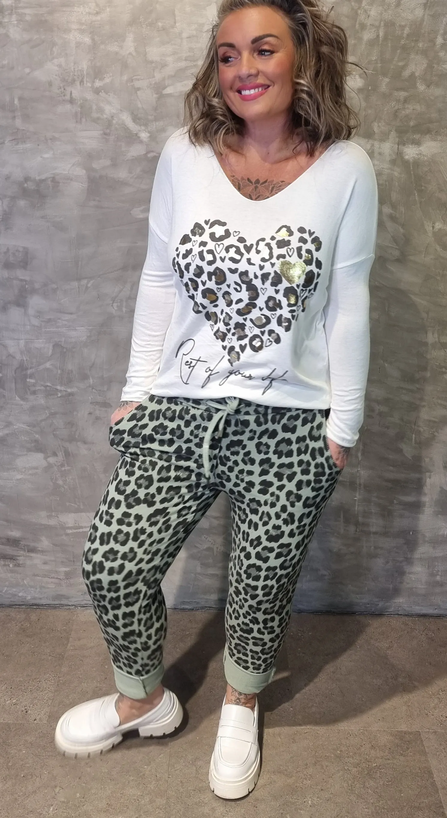 Cassie Leo Pant Kaki