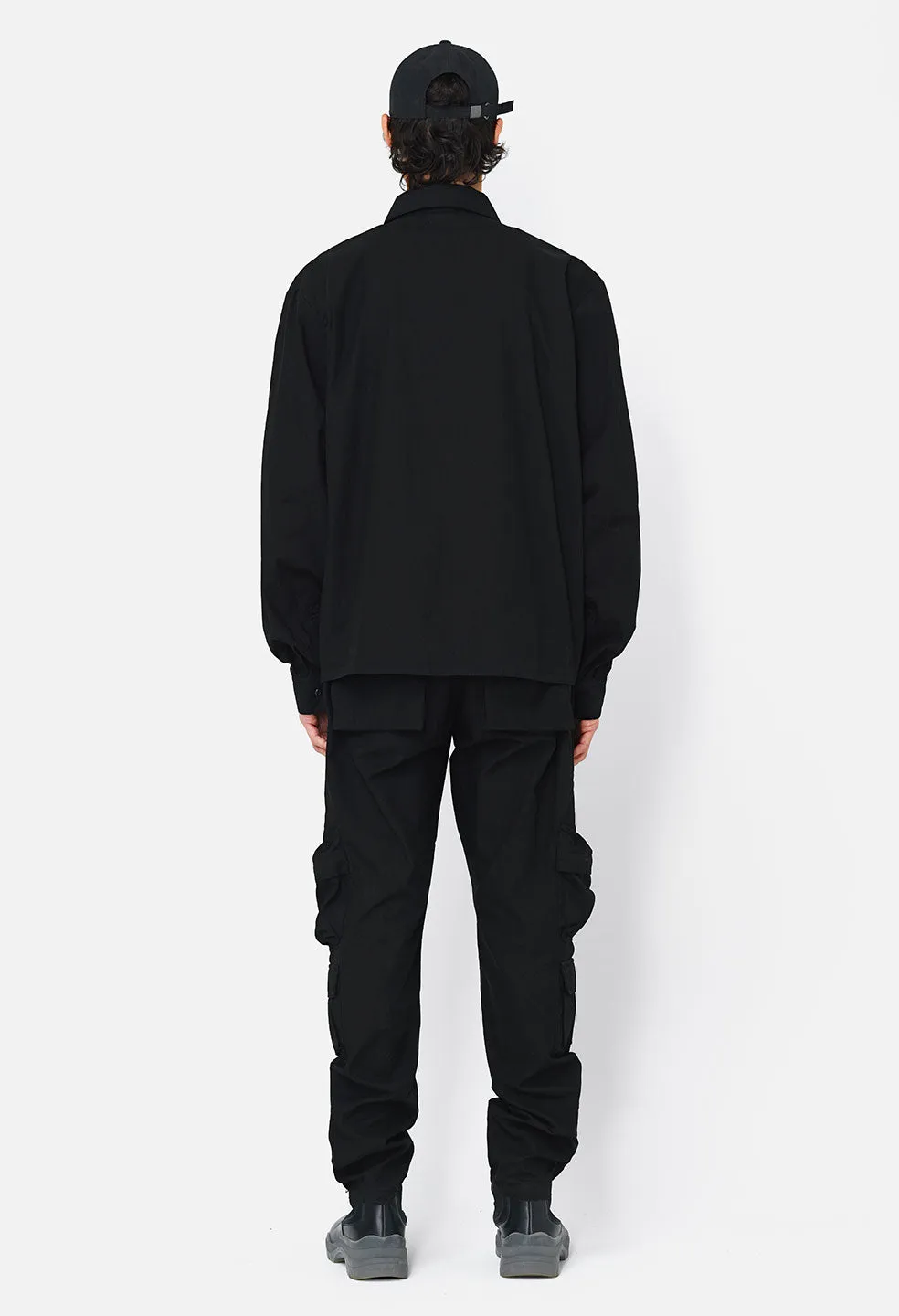 Cotton Himalayan Work Shirt / Black