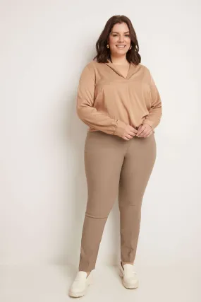 Curvy Tummy Control Straight Leg Pants