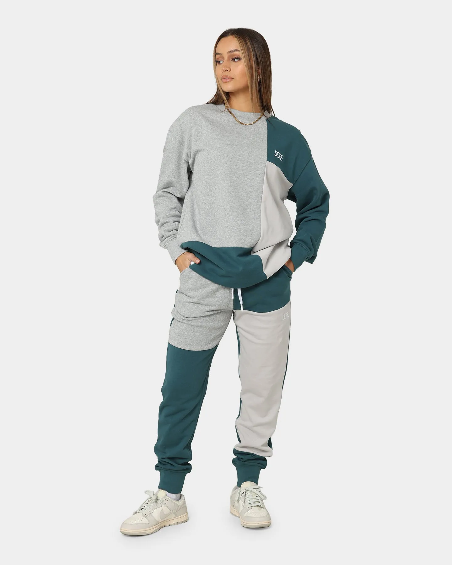 DOPE Panel Track Pants Multi-coloured/Grey