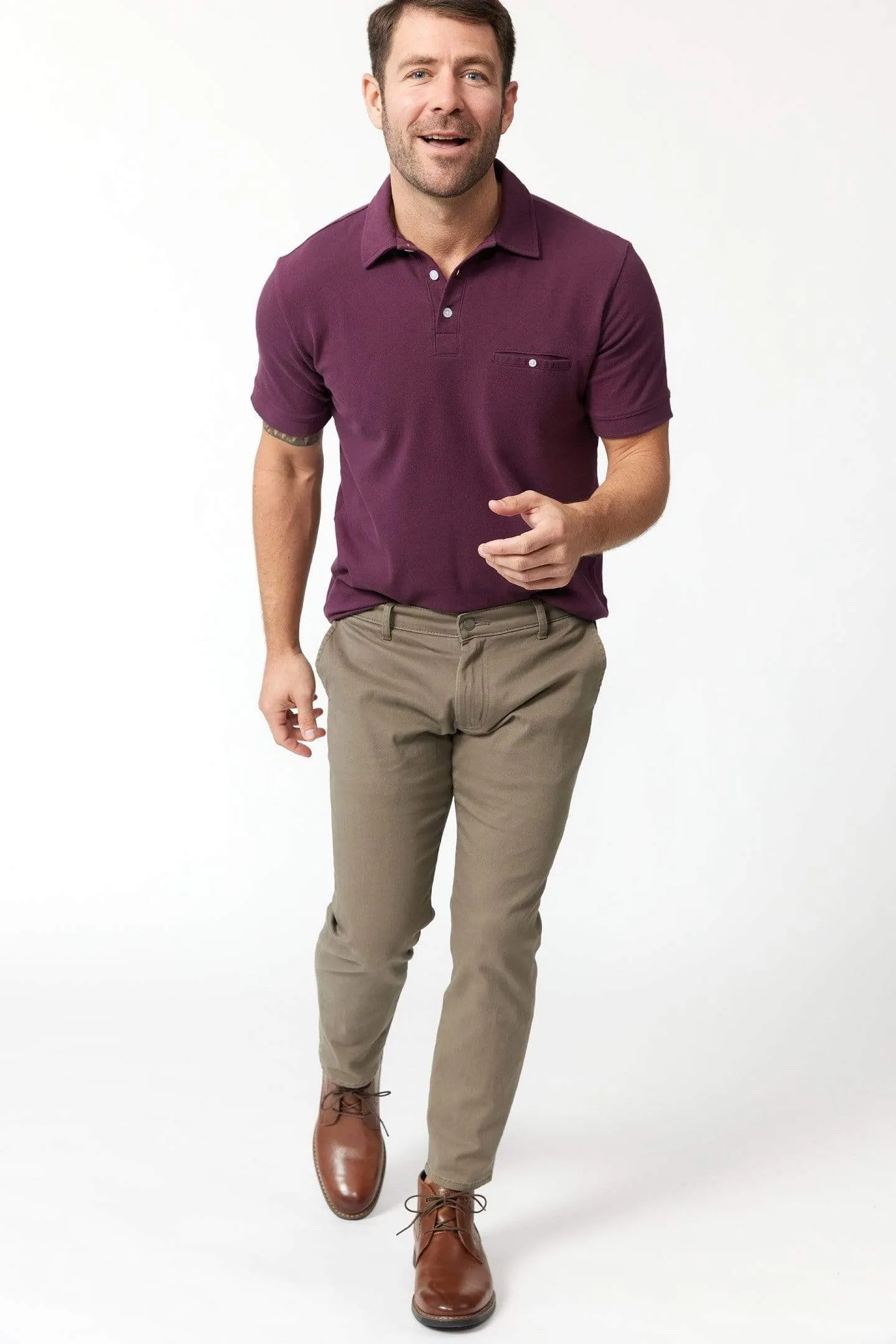 Driftwood Lightweight Stretch Chinos