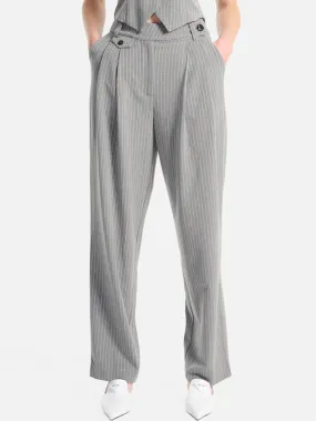 Womens Elegant High-Waisted Tailored Pants by Ena Pely