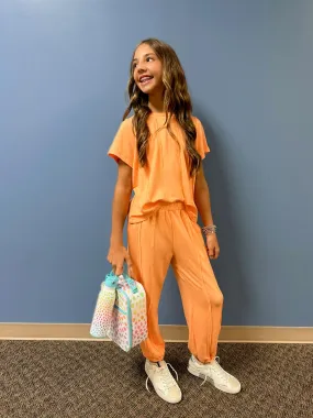 I'm Thinking Comfort Girls Two Piece Set