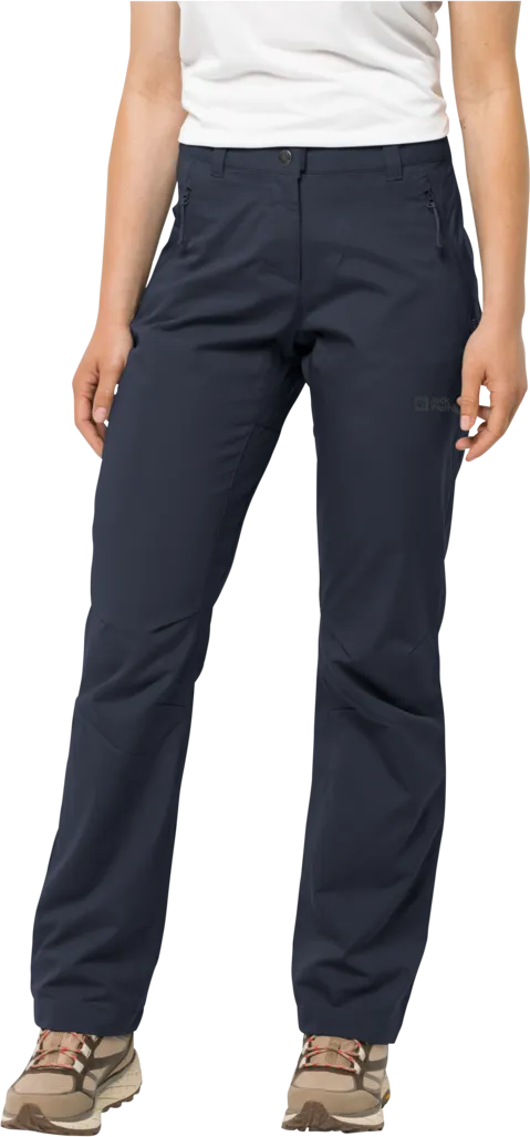 Jack Wolfskin Women&#x27;s Active Track Pants Night Blue | Buy Jack Wolfskin Women&#x27;s Active Track Pants Night Blue here | Outnorth