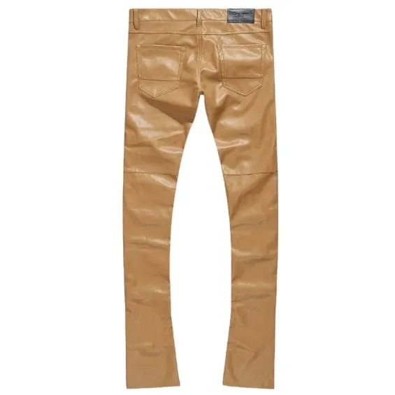 Jordan Craig Ross Mens Thriller Stacked Cargo Pants in Mocha - Model JRF1121