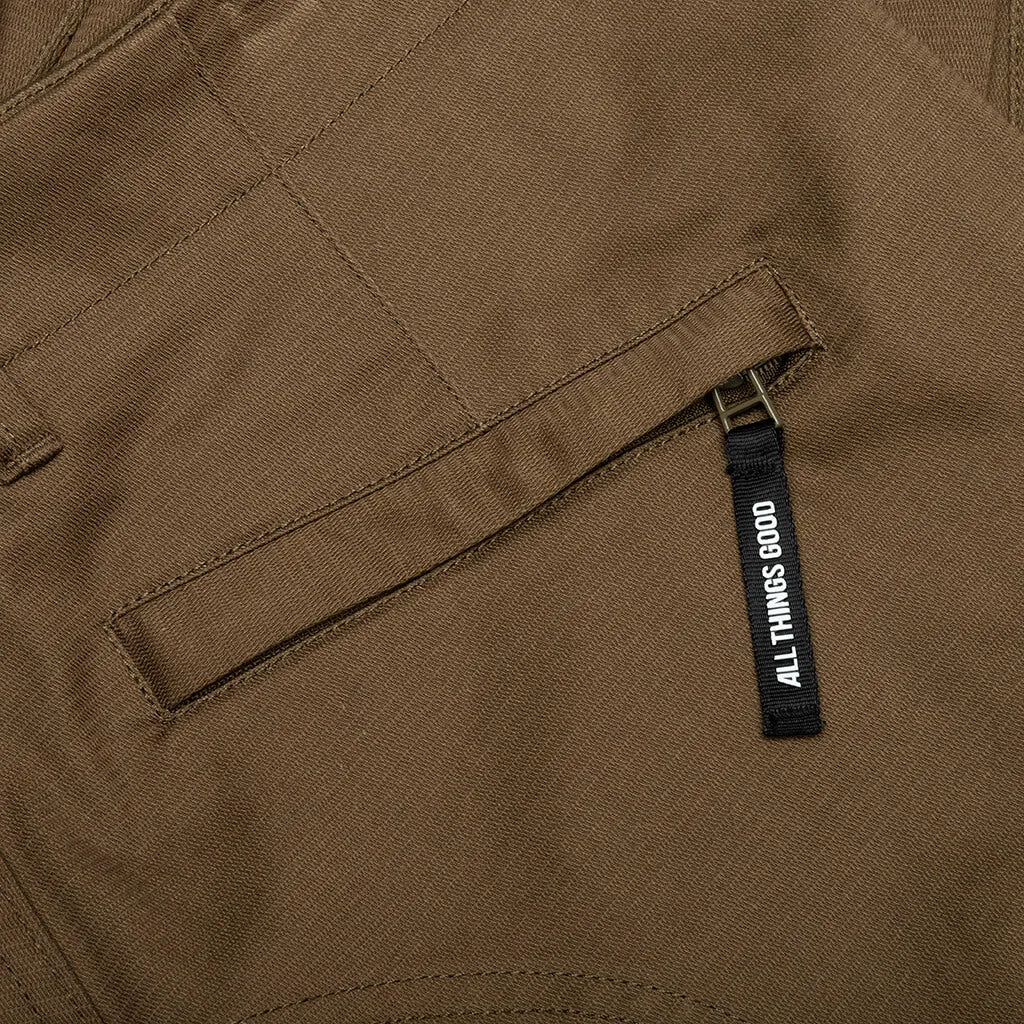 Keane Cargo Pants - Medium Brown