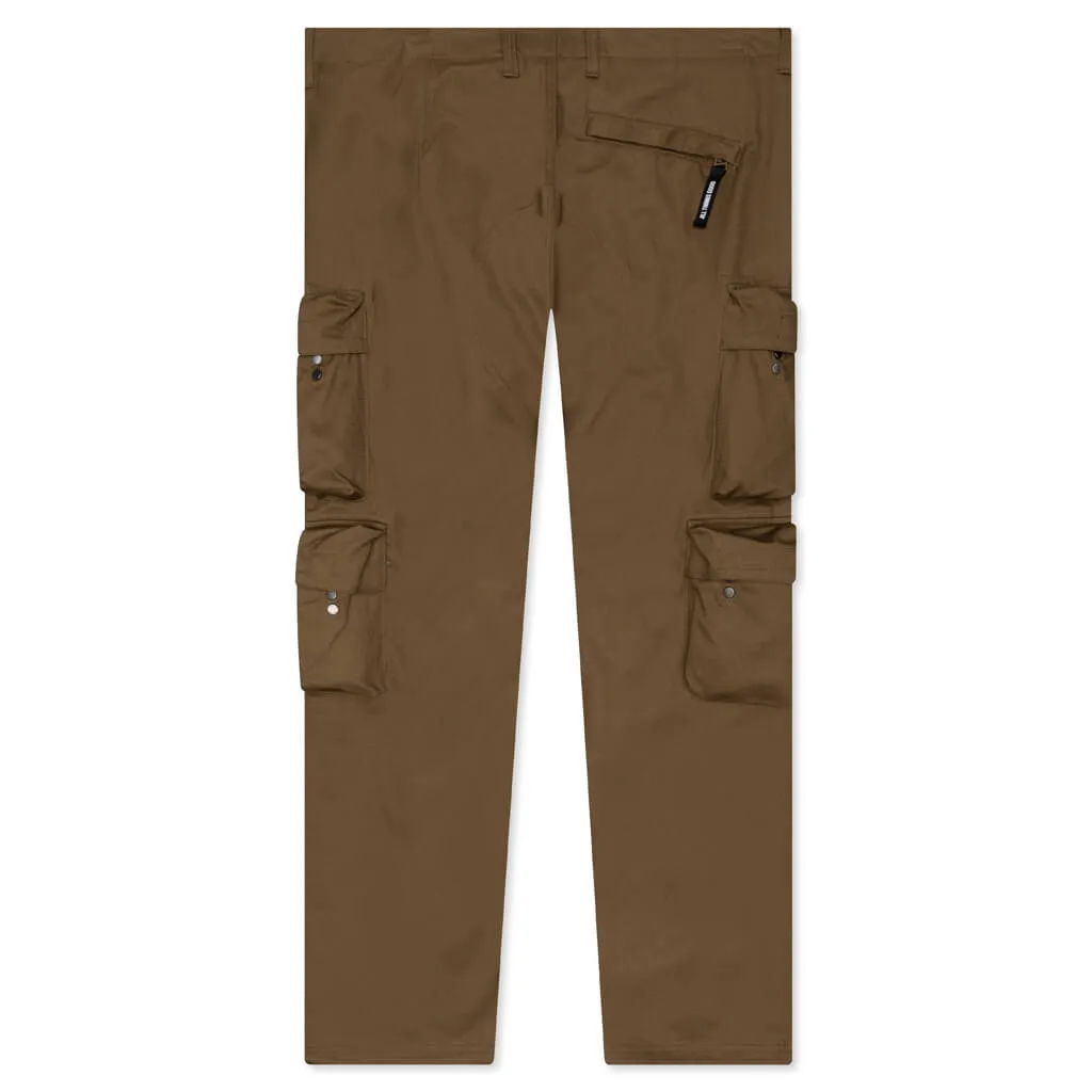 Keane Cargo Pants - Medium Brown