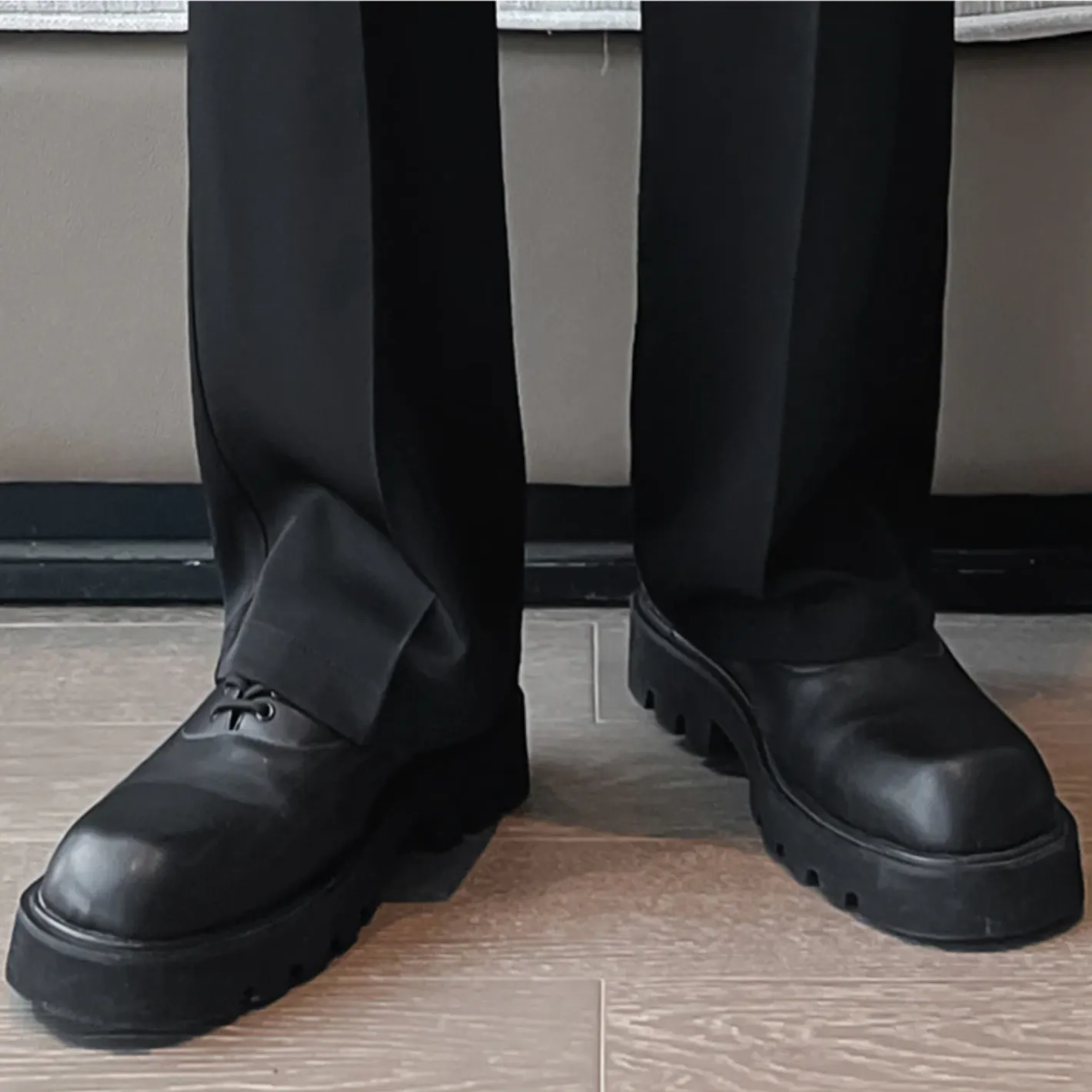 [Korean Style] 3 Colors Casual Pleated Straight Pants