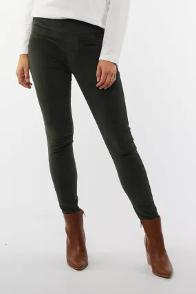 Leila Black Cord Skinny Pant