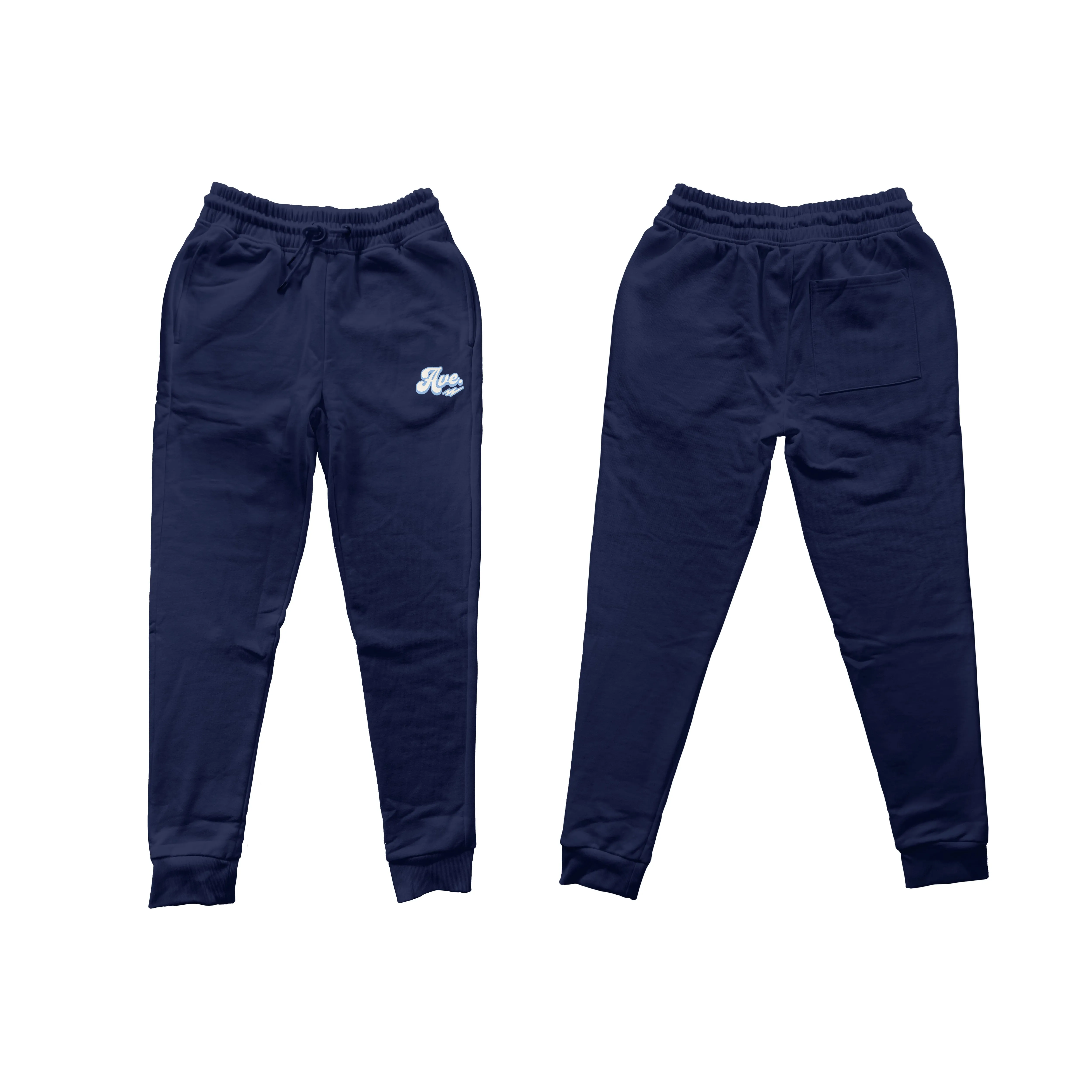 LIGHTNING BOLT AVE JOGGERS (NAVY/COLUMBIA BLUE)