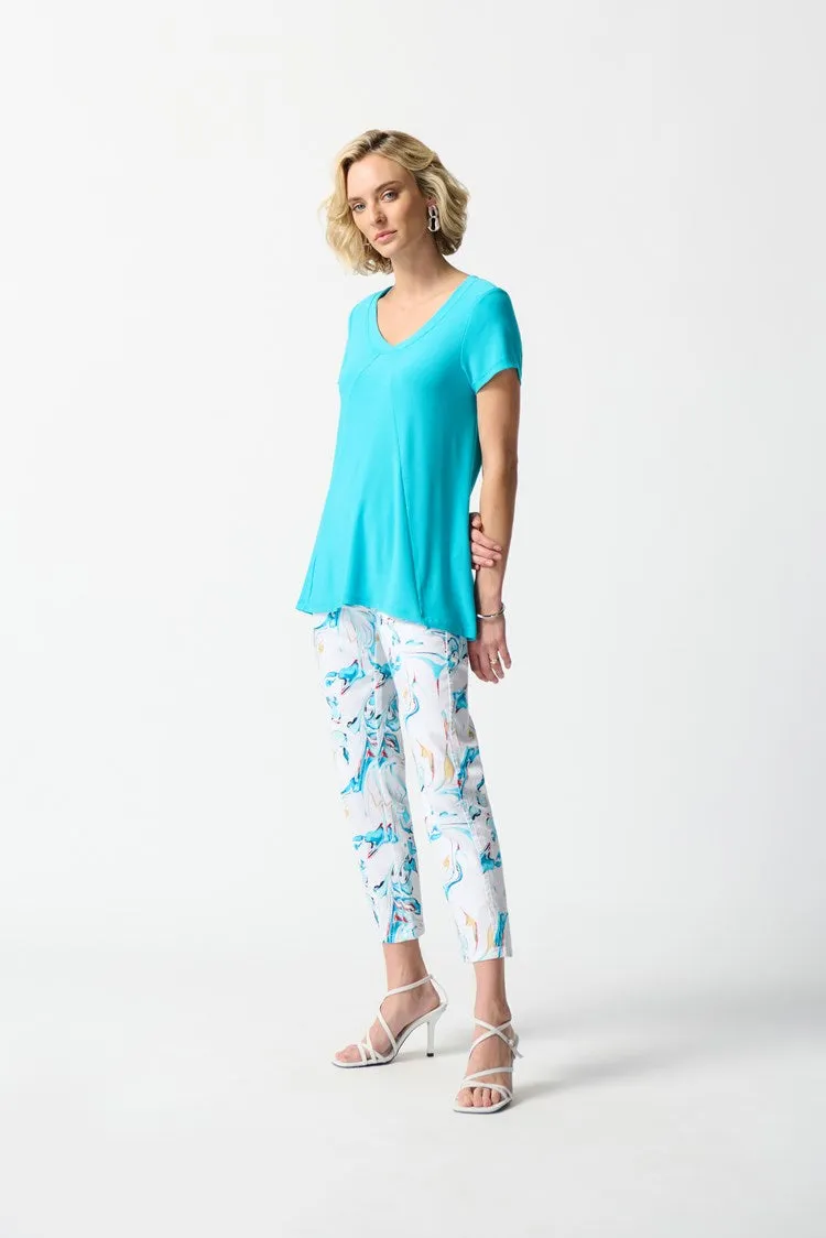 Marbled Print Pant