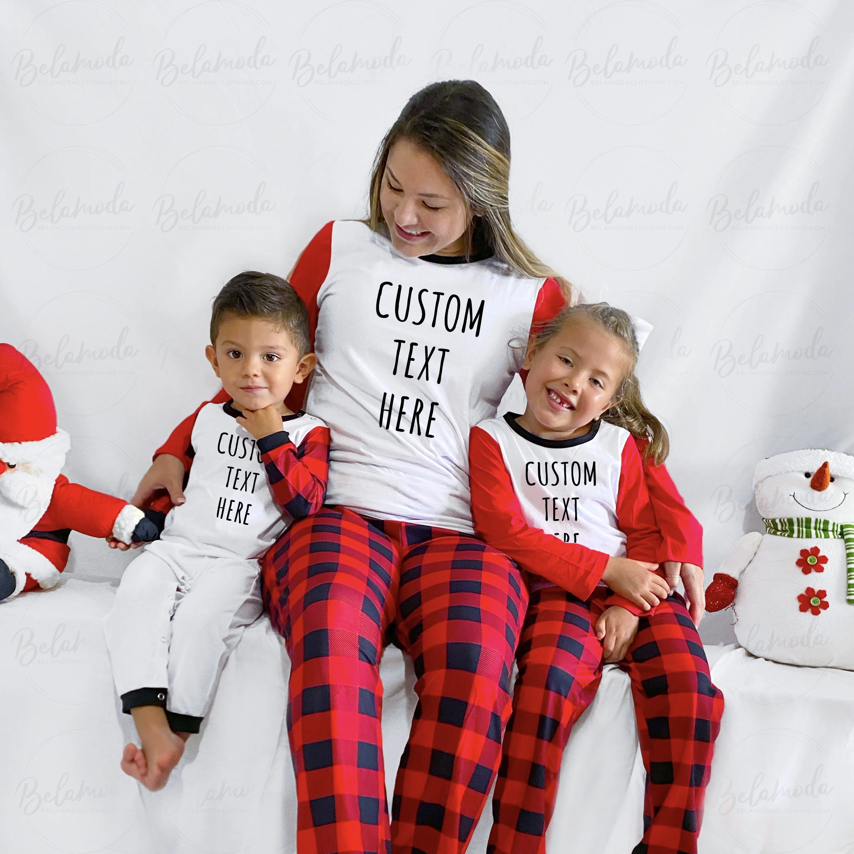 Matching Custom Christmas Pajams