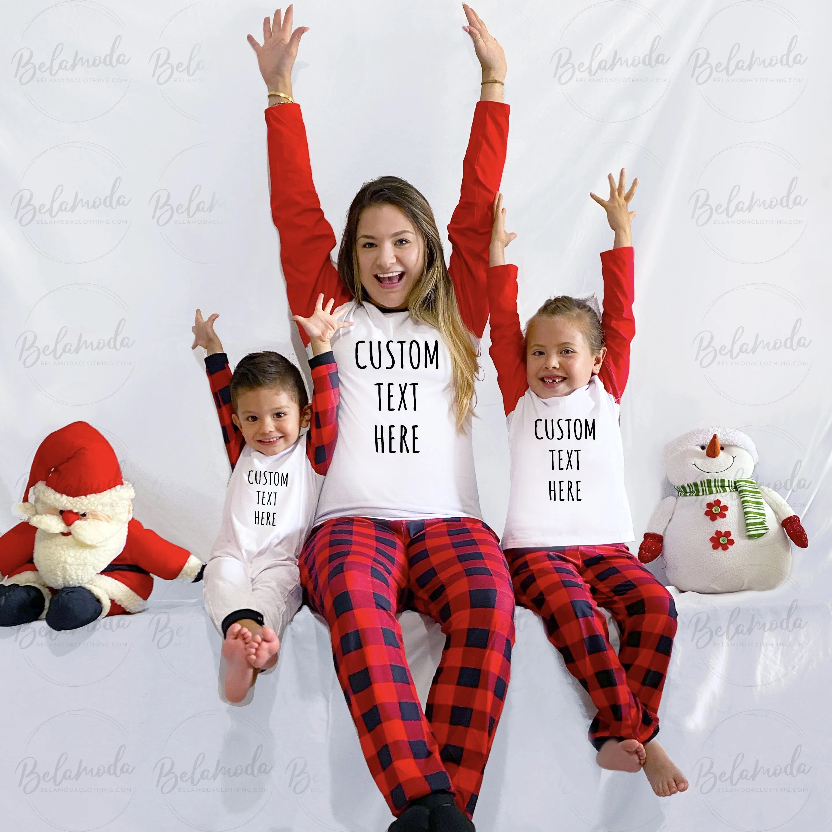Matching Custom Christmas Pajams
