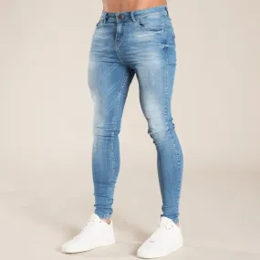Men Pencil Jeans  Solid Color Straight Classic Denim Trousers Casual Daily For Office Parties Male Slim Fit Cowboy Pants