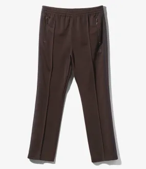 Narrow Track Pant - Dk. Brown - Poly Smooth