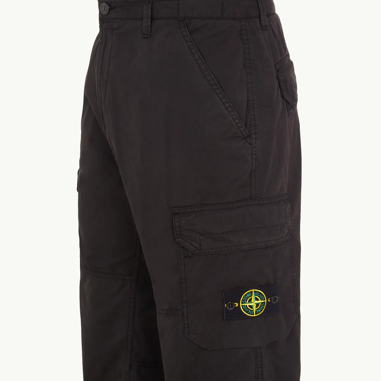 Pants Straight Leg Cargo - Black 2979