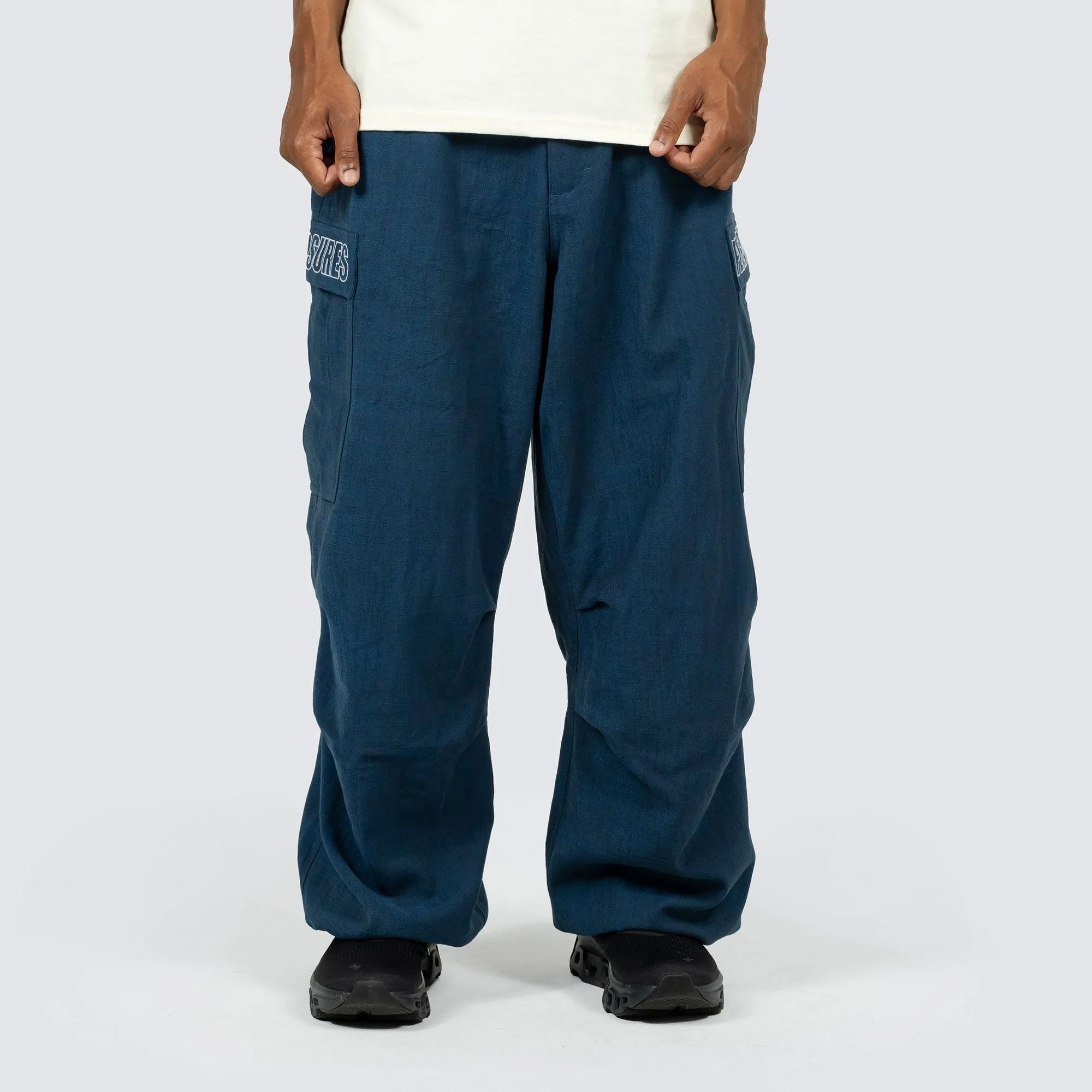 Pleasures Mens Visitor Wide Fit Cargo Pants