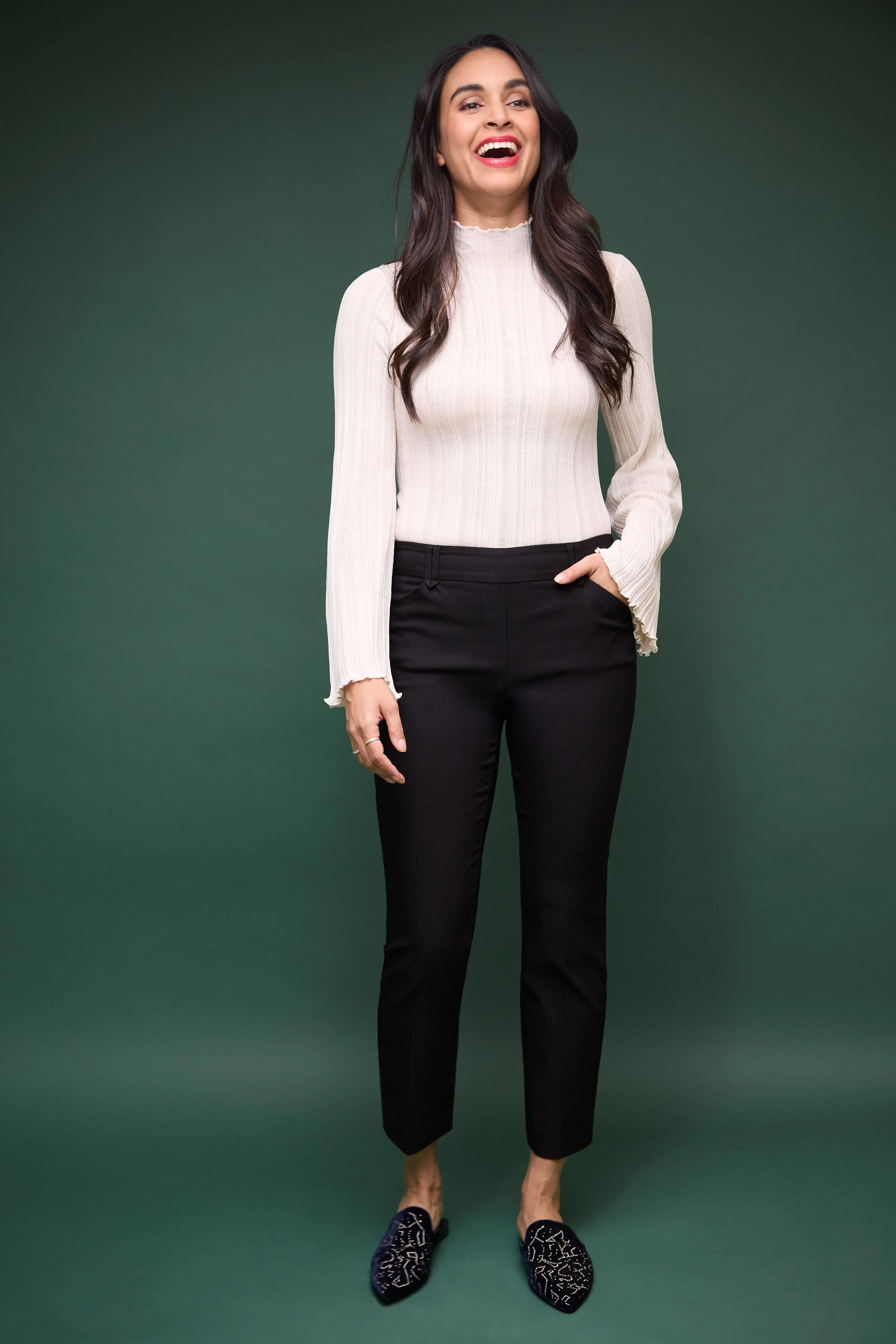 Rekucci EcoCosy Straight Leg Chino Pant with Pockets