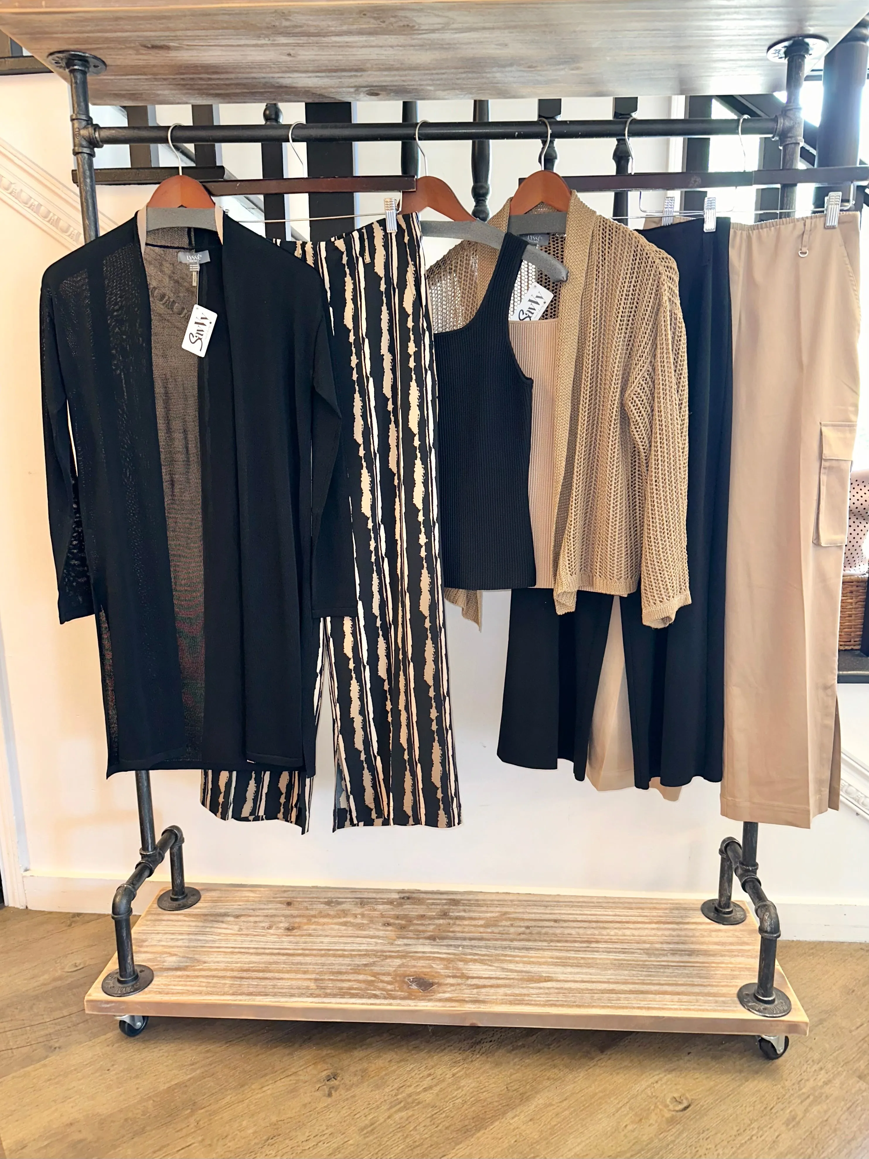 Renee Pant in intermission stripe by Lysse