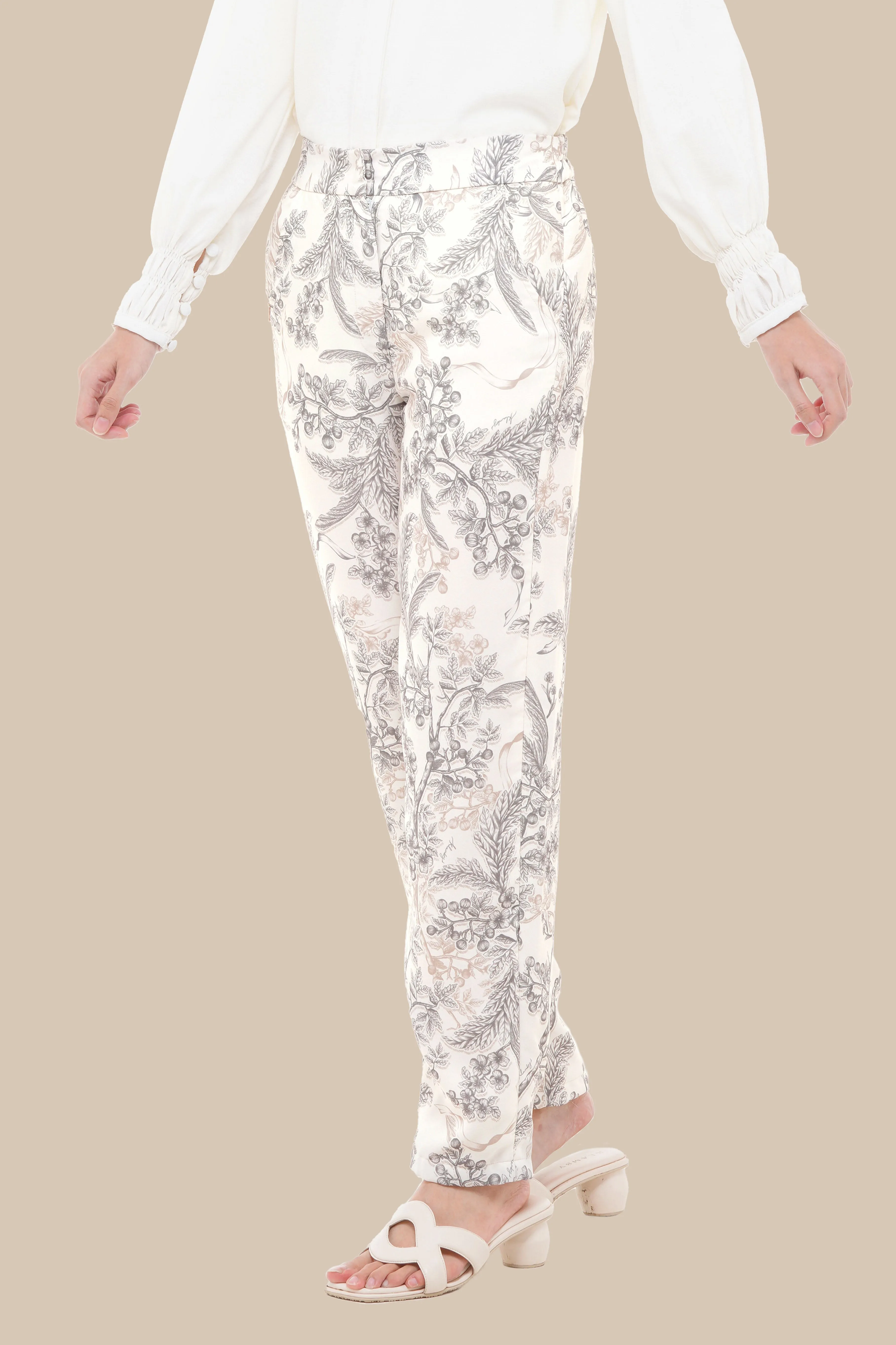Ruby Pants (Minor) White Marble