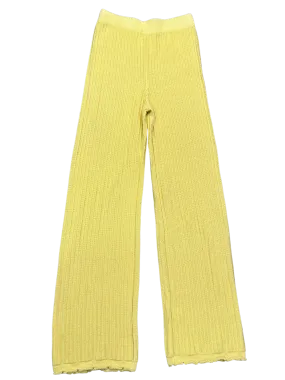 Size 8 - Arthur Apparel Limoncello Pinstripe Knit Pants