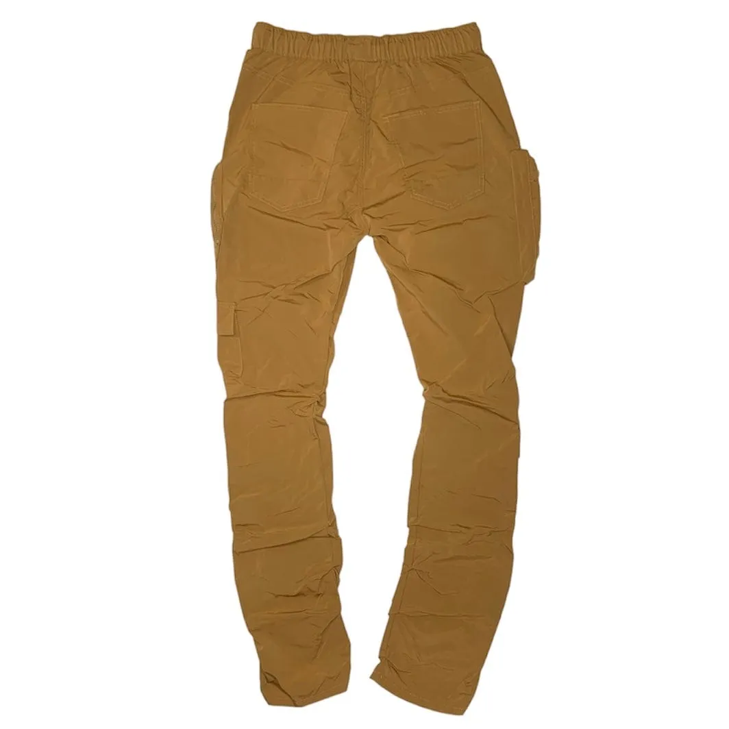Smoke Rise Cargo Stacked Windbreaker Utility Pants (Timber) WP23586