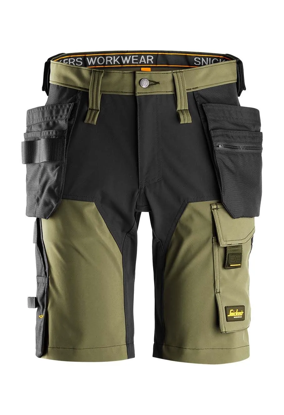 Snickers&#x20;Work&#x20;Shorts&#x20;Holster&#x20;Pockets&#x20;4-Way&#x20;Stretch&#x20;6175&#x20;Green