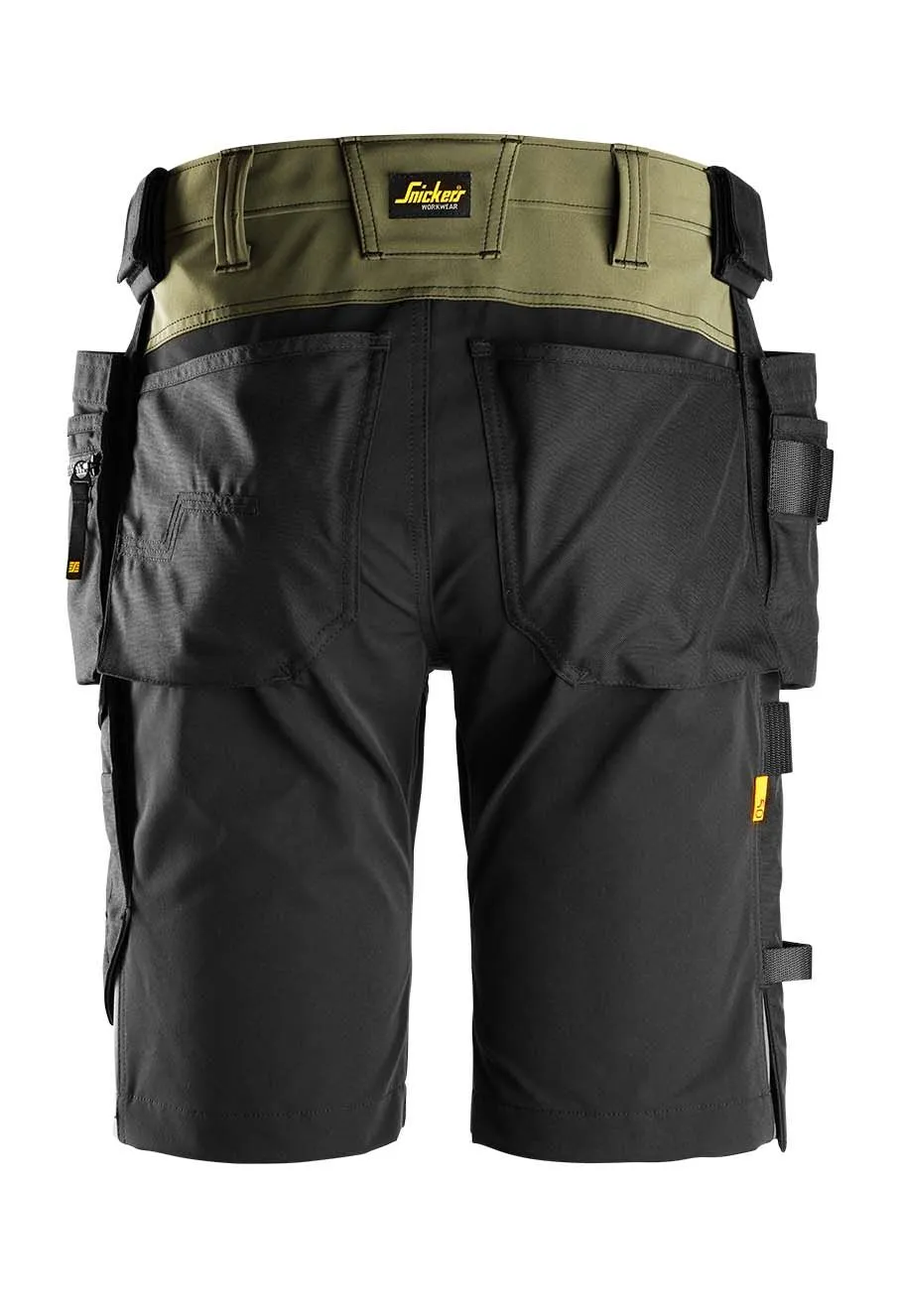 Snickers&#x20;Work&#x20;Shorts&#x20;Holster&#x20;Pockets&#x20;4-Way&#x20;Stretch&#x20;6175&#x20;Green