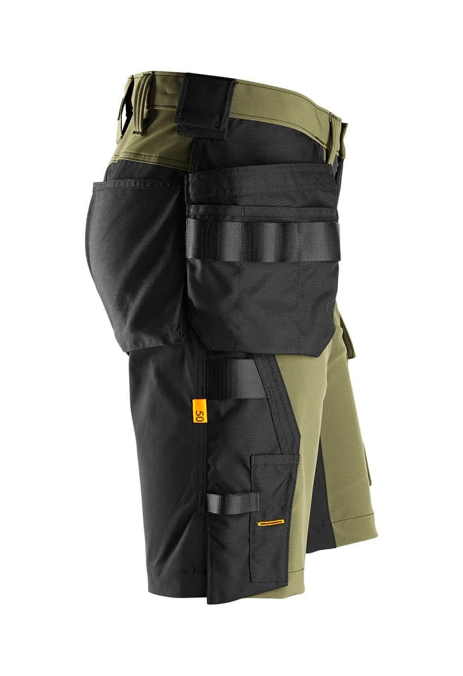 Snickers&#x20;Work&#x20;Shorts&#x20;Holster&#x20;Pockets&#x20;4-Way&#x20;Stretch&#x20;6175&#x20;Green