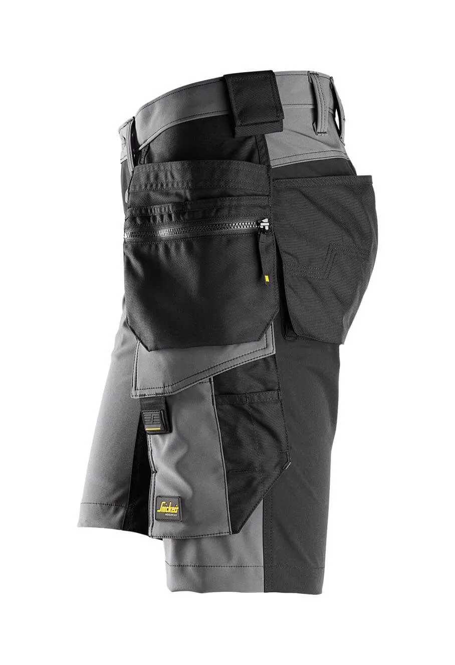 Snickers&#x20;Work&#x20;Shorts&#x20;Holster&#x20;Pockets&#x20;4-Way&#x20;Stretch&#x20;6175&#x20;Grey
