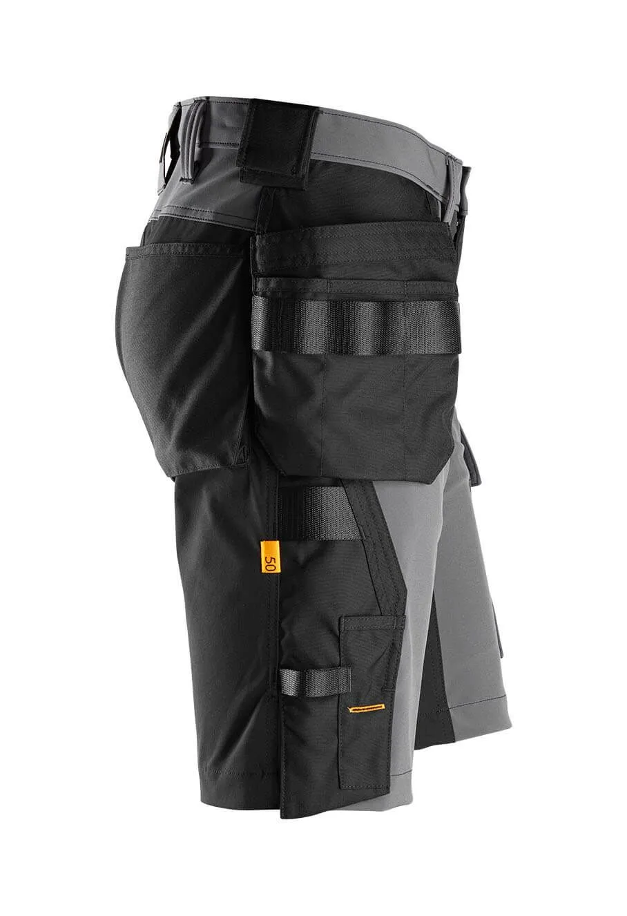 Snickers&#x20;Work&#x20;Shorts&#x20;Holster&#x20;Pockets&#x20;4-Way&#x20;Stretch&#x20;6175&#x20;Grey