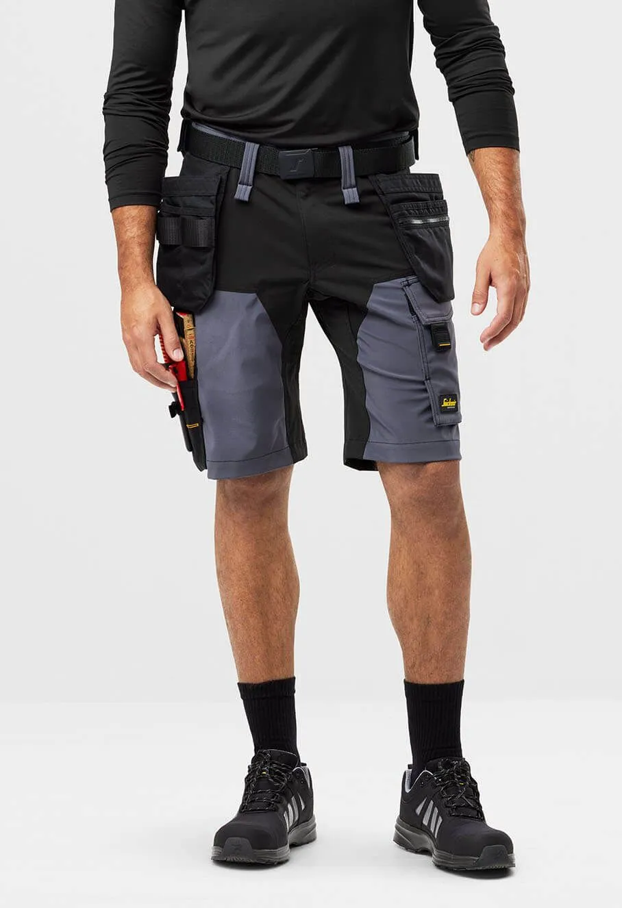 Snickers&#x20;Work&#x20;Shorts&#x20;Holster&#x20;Pockets&#x20;4-Way&#x20;Stretch&#x20;6175&#x20;Grey