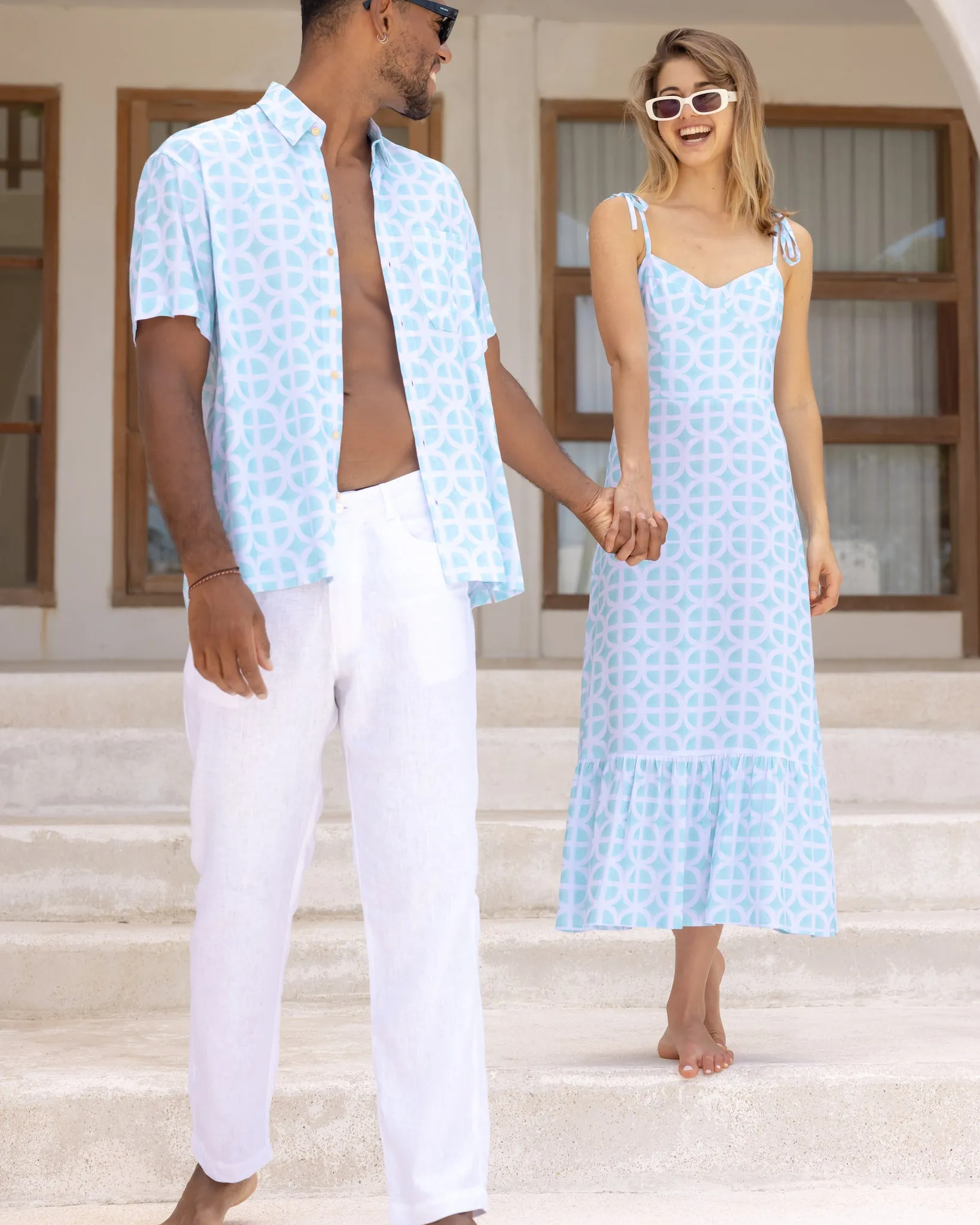 The Casa Blanca - White Linen Vacation Pants
