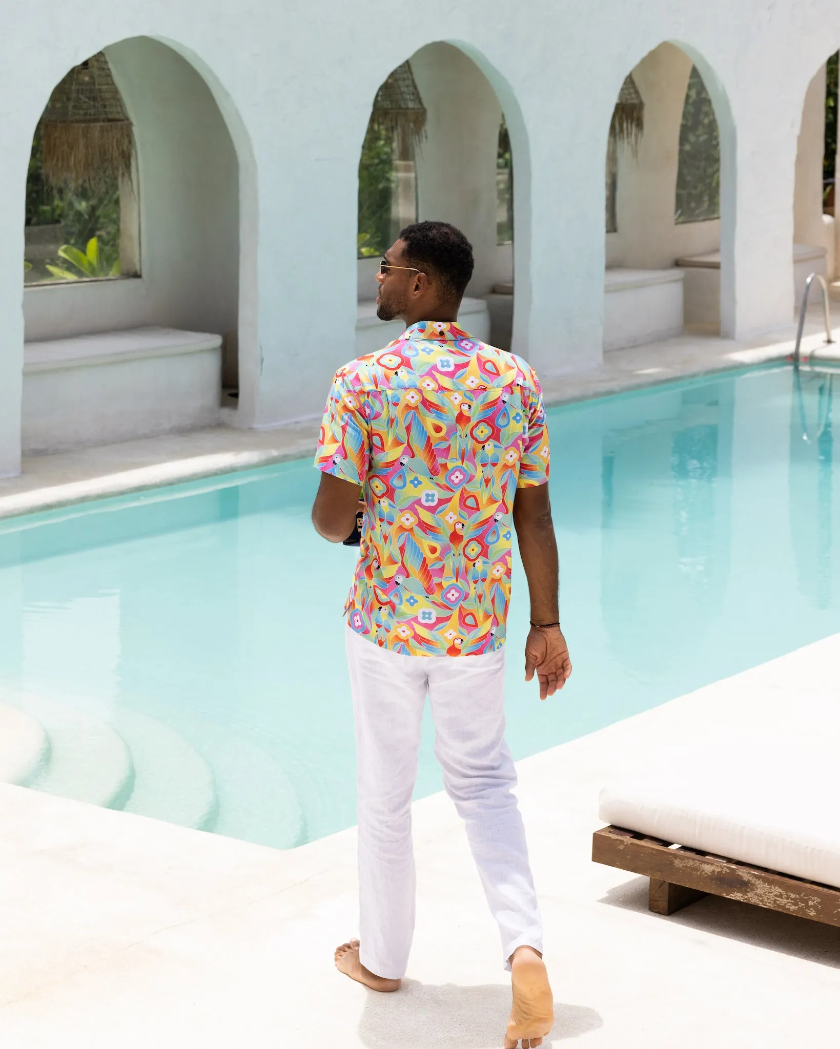 The Casa Blanca - White Linen Vacation Pants