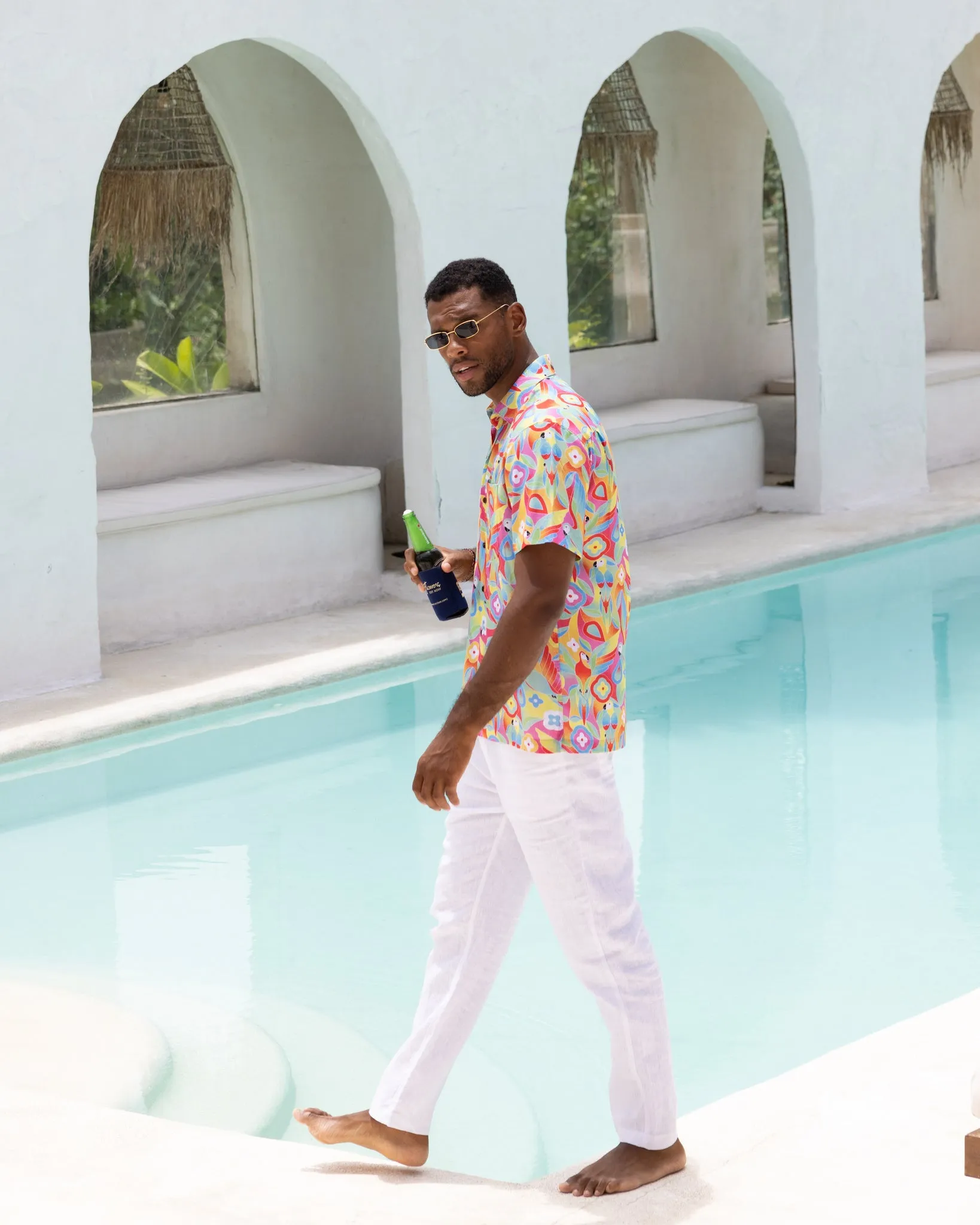 The Casa Blanca - White Linen Vacation Pants
