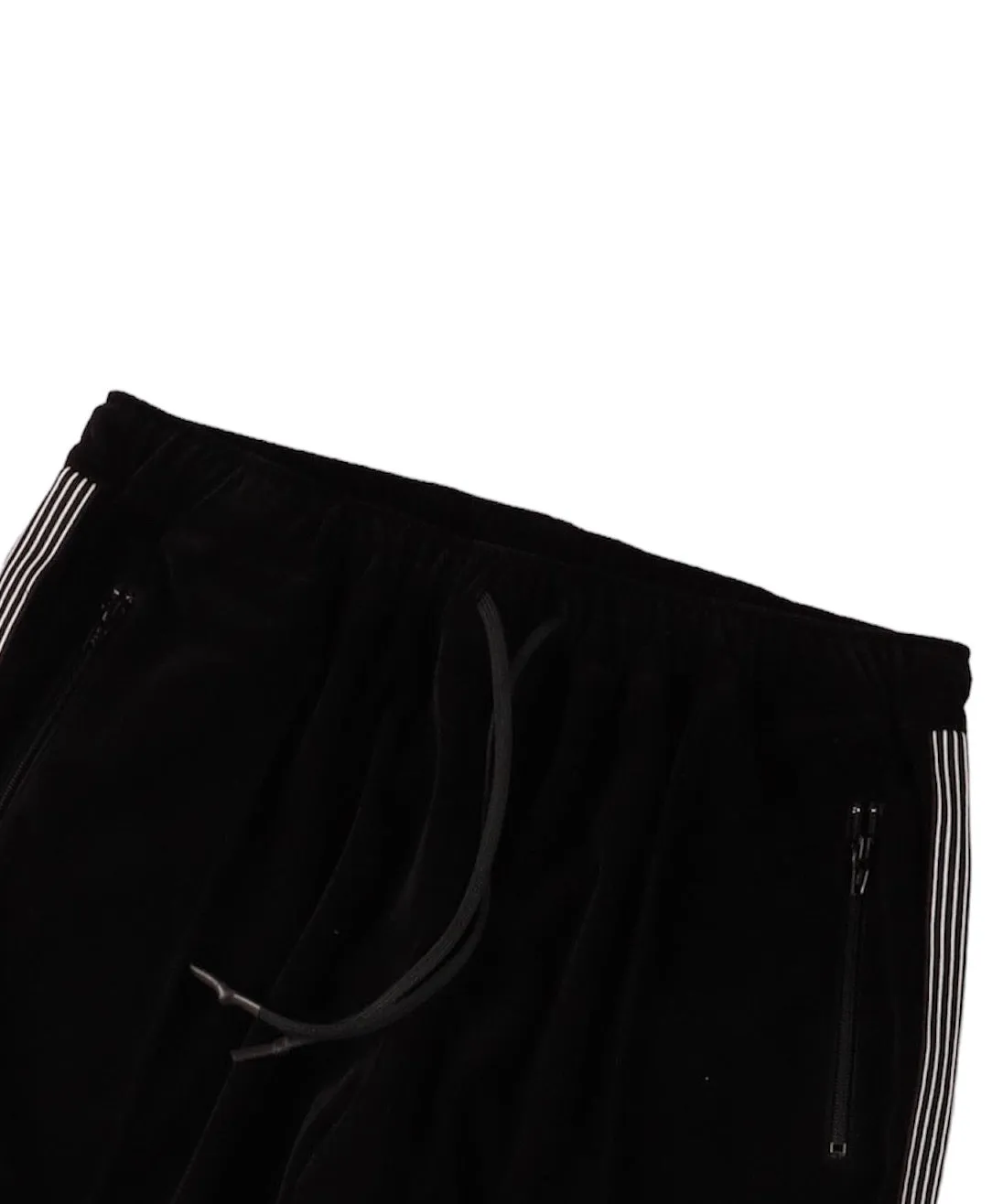 VELOUR TRACK PANTS "BLACK"